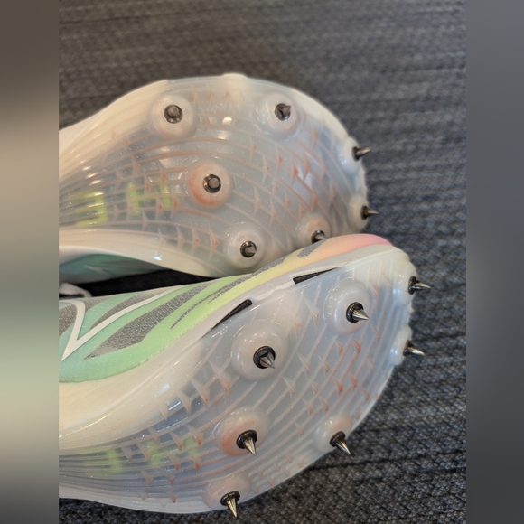 HYPER CARBON CP2 SPRINT TRACK SPIKES, Rainbow color, size men's 8, women's 9.5 - Picture 8 of 10